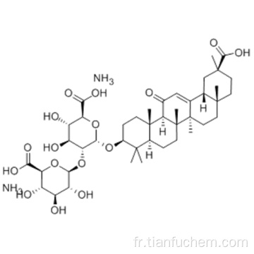 Acide aD-glucopyranosiduronique, (57191529,3b, 20b) -20-carboxy-11-oxo-30-norolean-12-en-3-yl 2-ObD-glucopyranuronosyl-, ammonium sel (1: 1) CAS 53956-04- 0